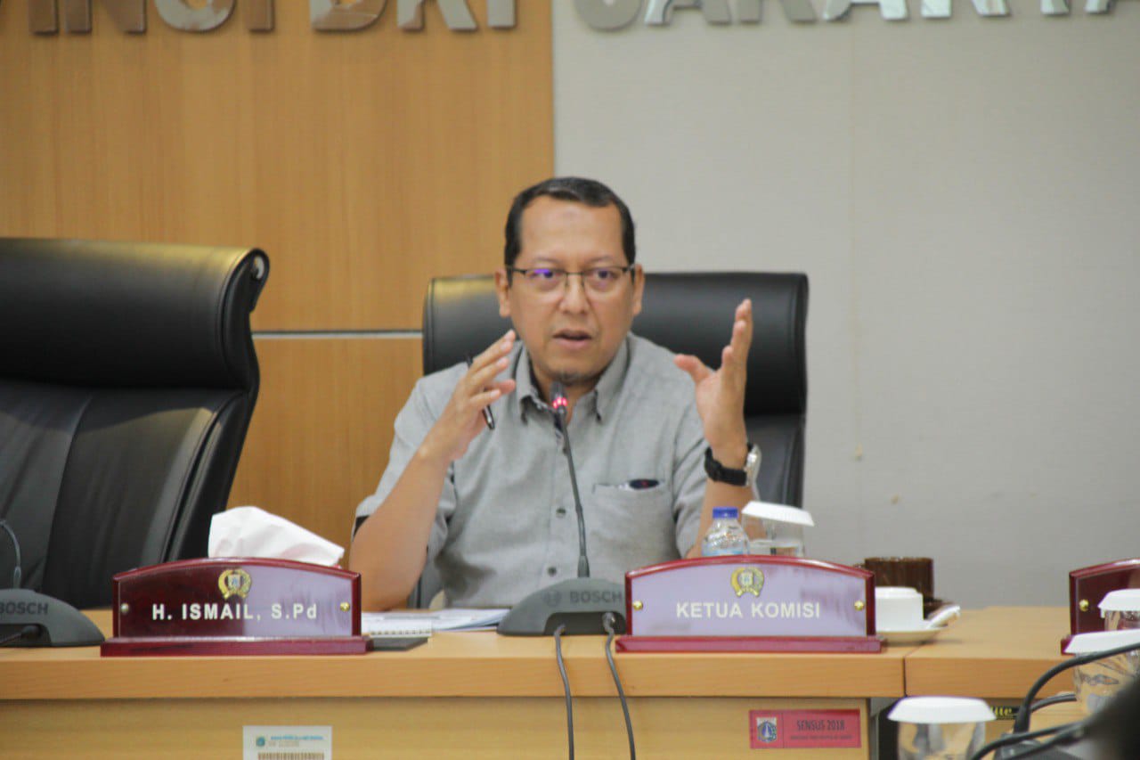 Ketua Komisi B DPRD DKI Jakarta, Ismail.