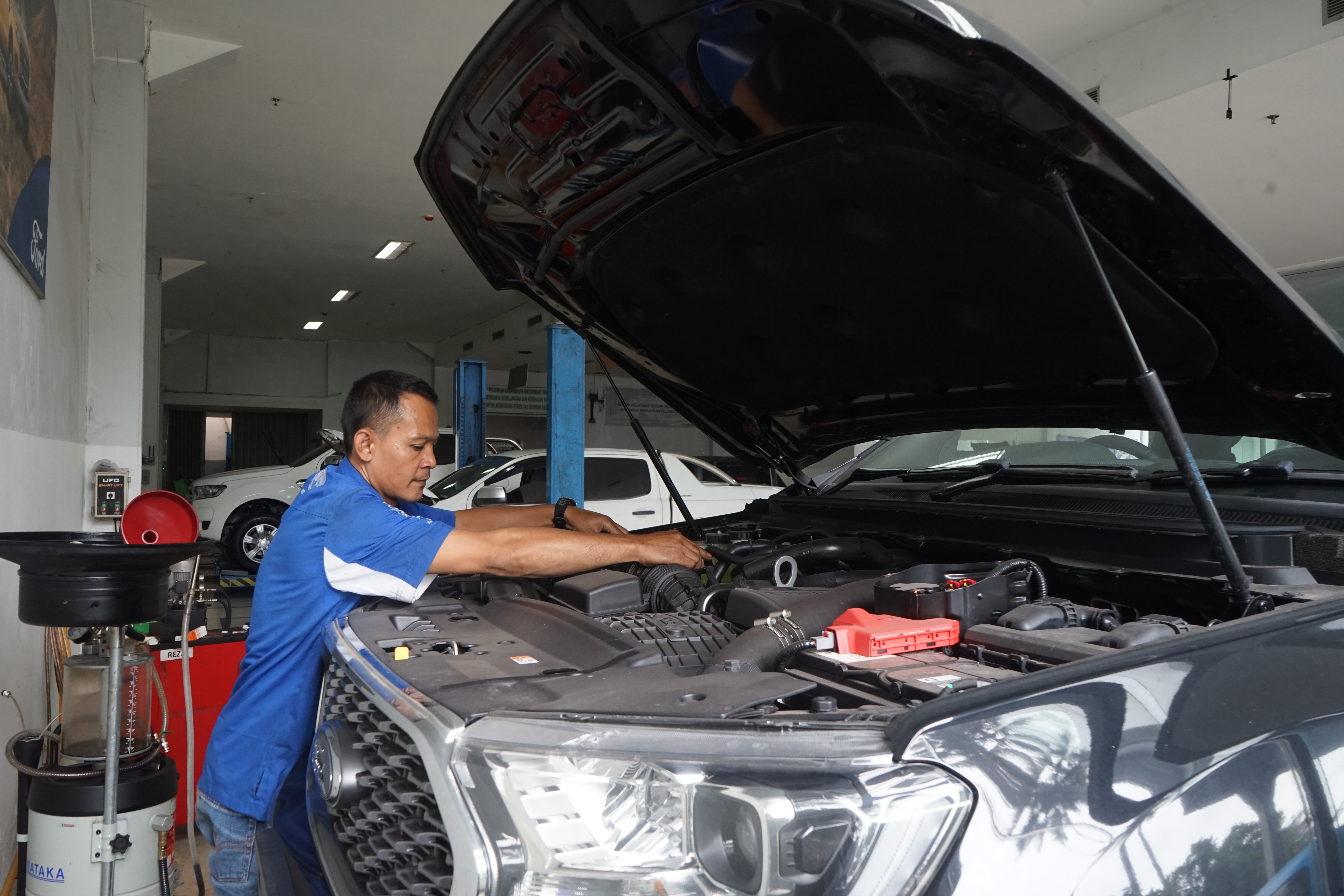 Ford tawarkan program servis ramadhan dan bengkel siaga untuk kenyamanan mudik menggunakan mobil Ford.