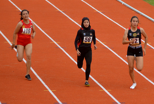 Pelari Timnas Atletik Indonesia