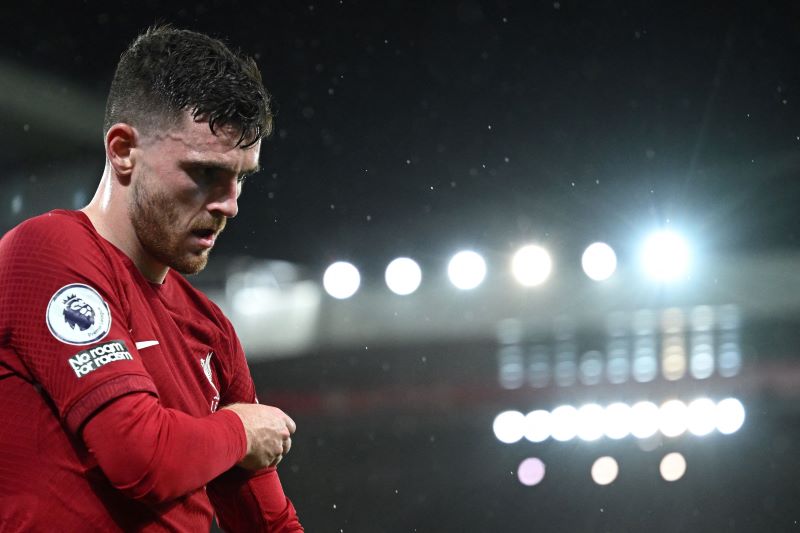 Pemain belakang Liverpool Andrew Robertson