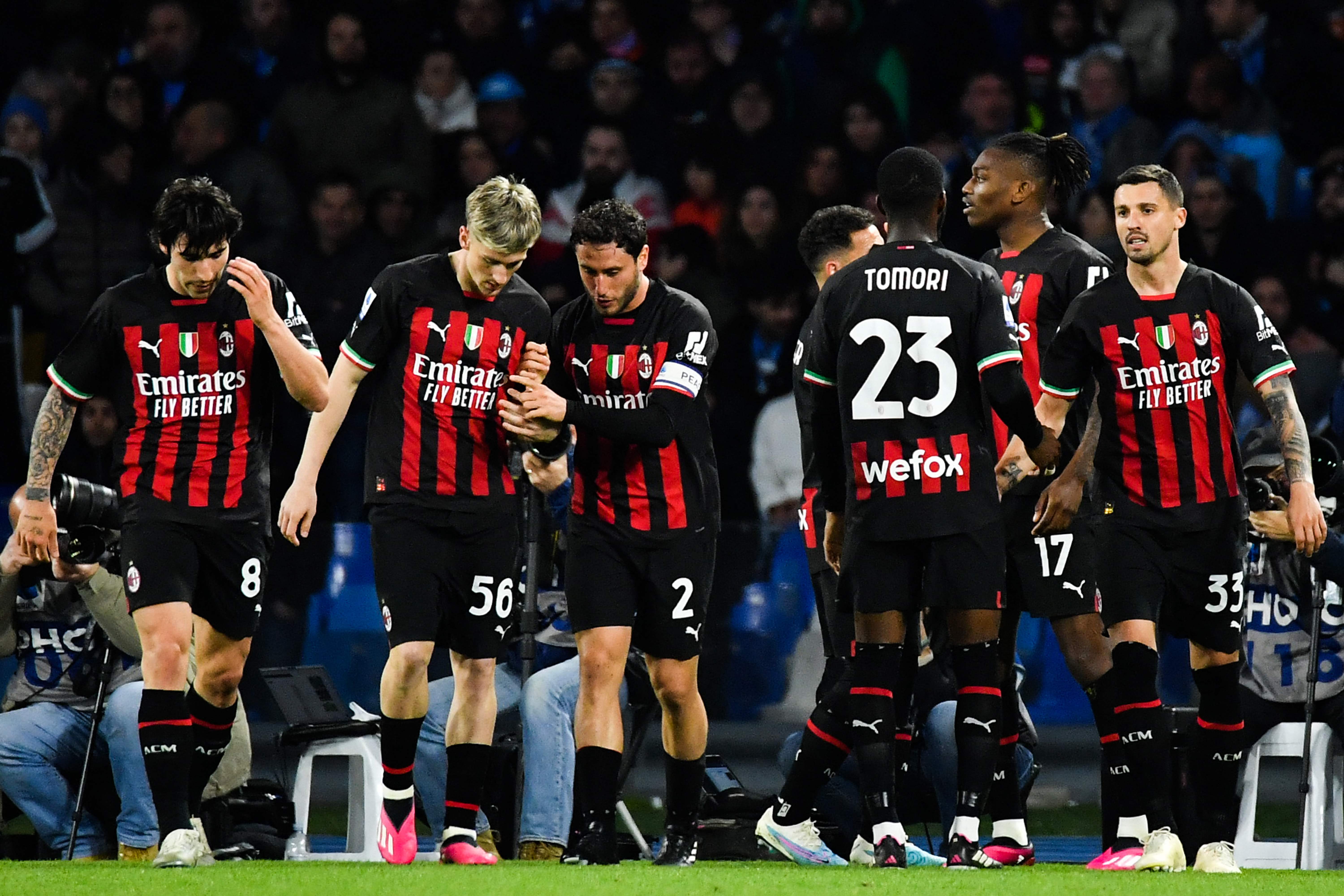 AC Milan Permalukan Napoli di Stadion Diego Armando Maradona