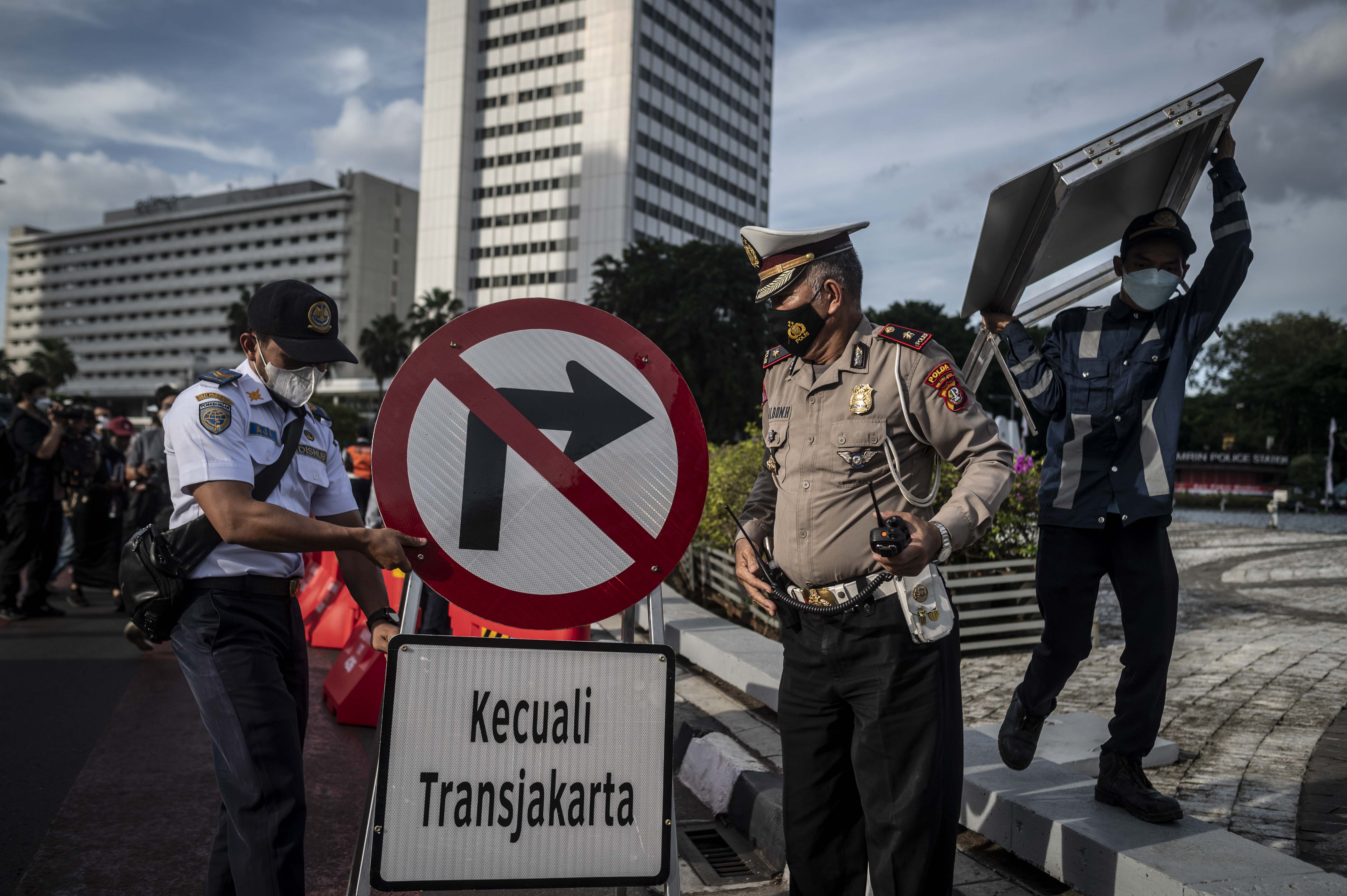 Dishub Perbanyak Belok Kiri Langsung di Simpang Jalan Jakarta
