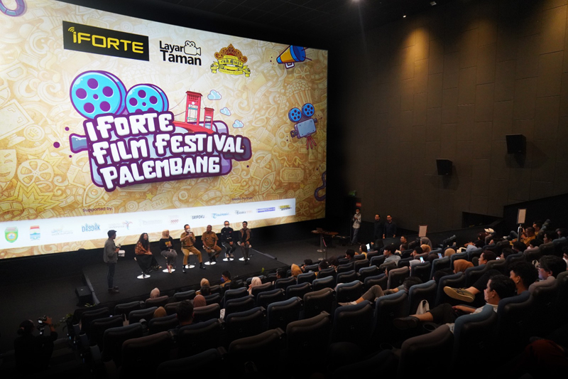 Peluncuran iForte Festival Film Road to Festival Sriwijaya XXXI Tahun 2023, Senin (3/4) malam.