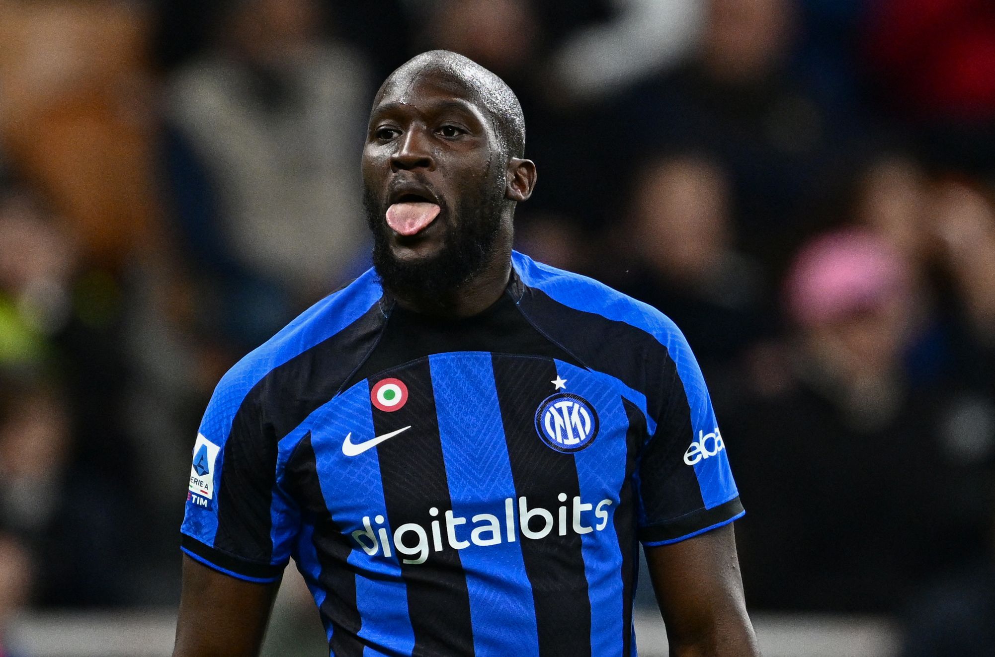 Penyerang Inter Milan Romelu Lukaku