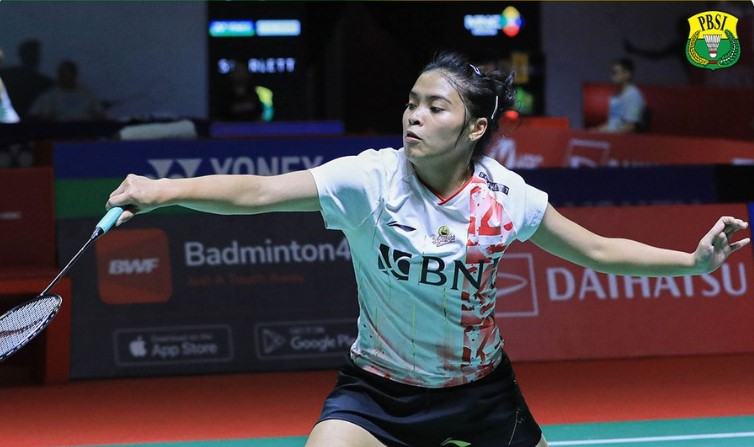 Tunggal putri Indonesia Gregoria Mariska Tunjung