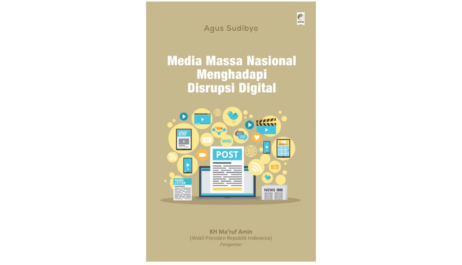 Cover Buku Media Massa Nasional Menghadapi Disrupsi Digital.