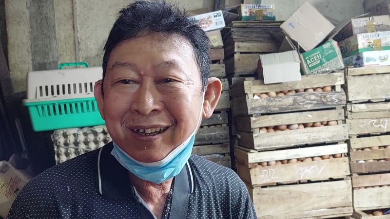 Pedagang Benarkan Klaim Presiden Soal Harga Telur Turun