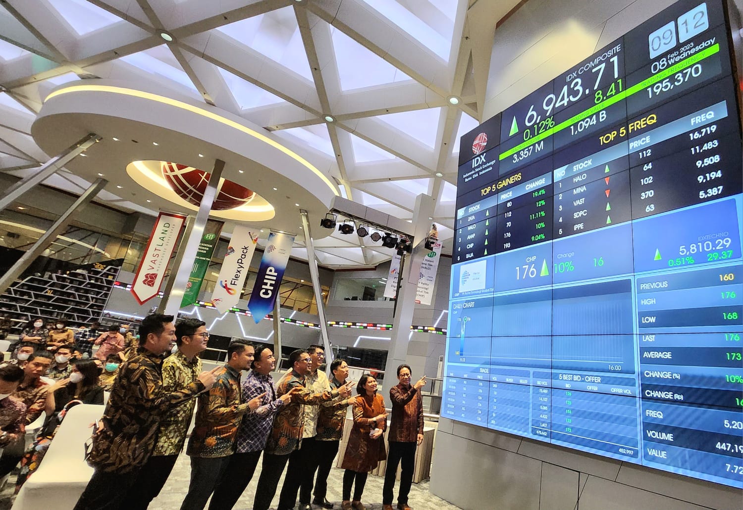 PT Pelita Teknologi Global Tbk (CHIP) menggelar Penawaran Umum Perdana Saham atau Initial Public Offering (IPO) Rabu (8/2/2023)