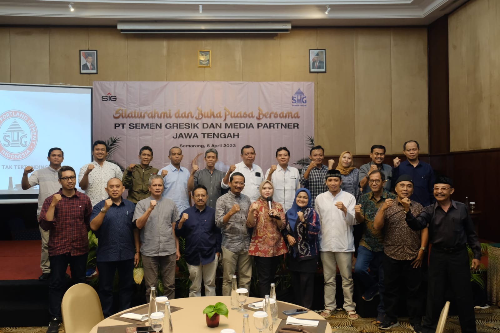 Silaturahmi dan buka bersama Semen Gresik dan PWI Jawa Tengah berlangsung akrab
