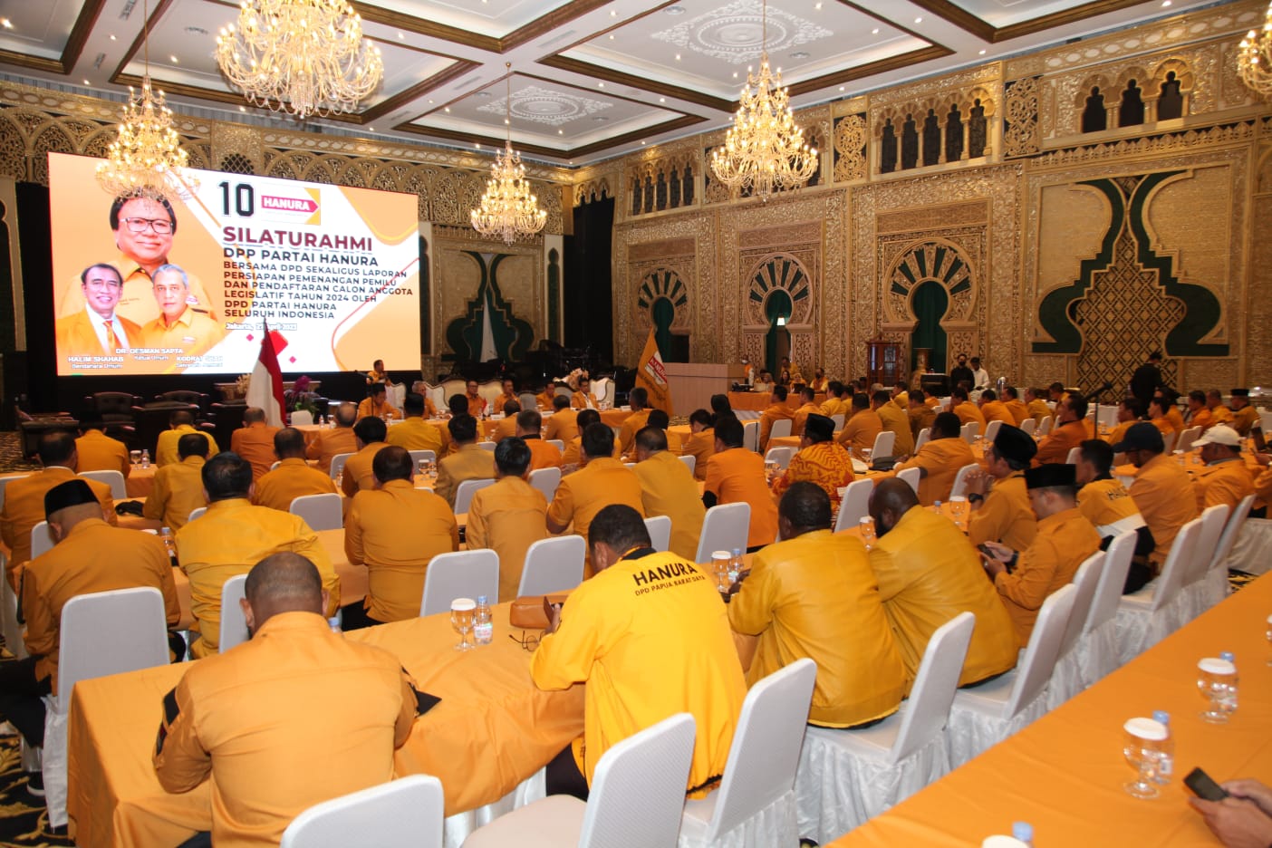 Seluruh Ketua DPD dan Bappilu Partai Hanura menggelar rapat konsolidasi membahas pemenangan capres Ganjar Pranowo