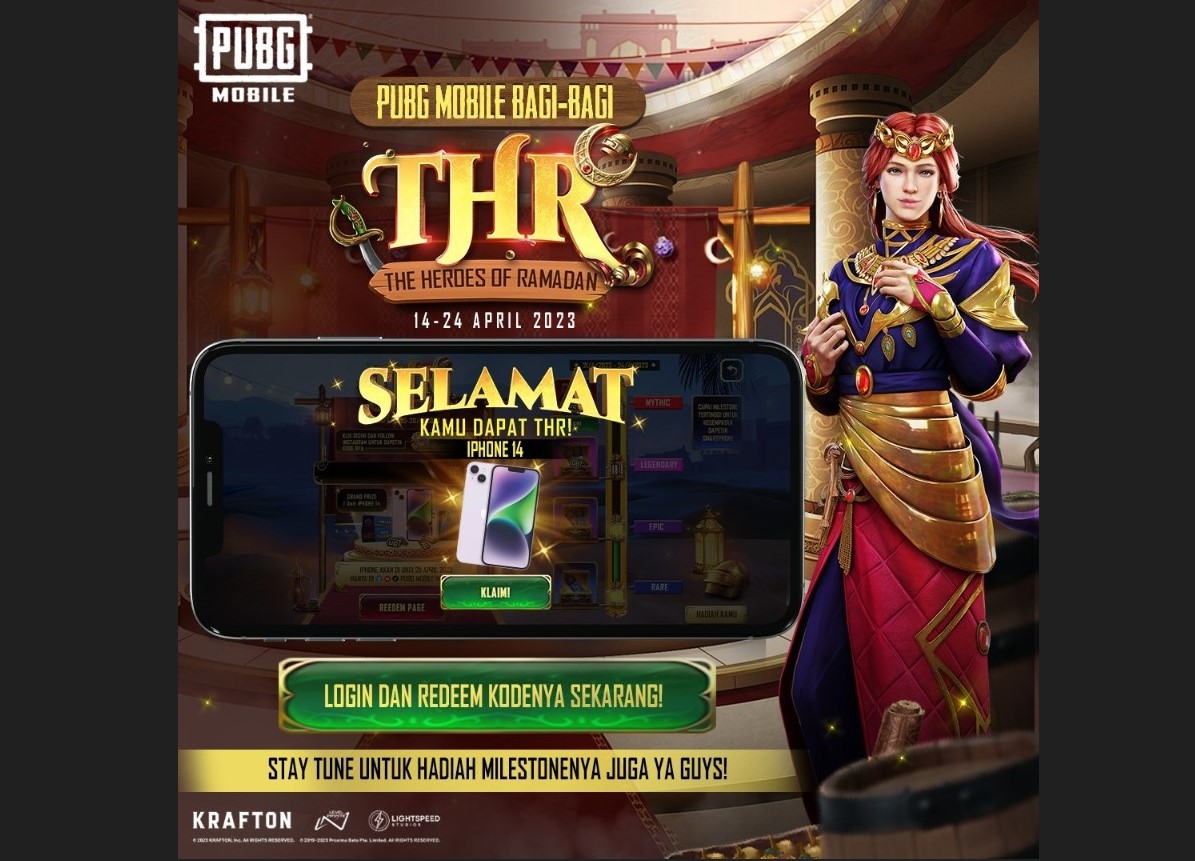 Event THR: The Heroes of Ramadan yang diadakan PUBG Mobile