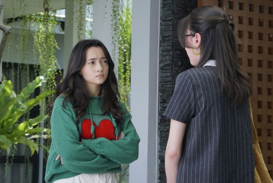 Penampilam Megan Domani dalam film Algafri