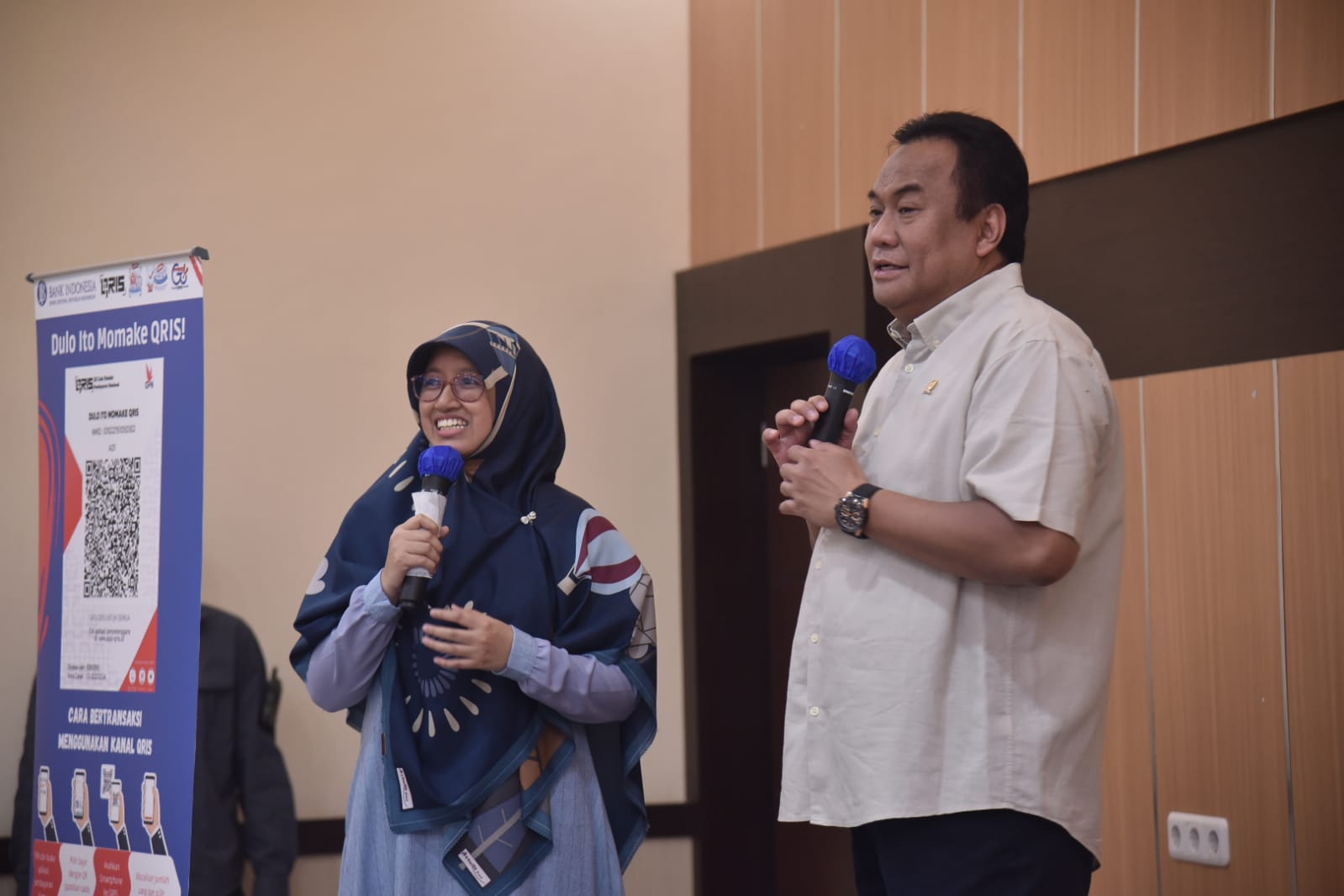 Wakil Ketua DPR Rachmat Gobel berdiskusi dengan pelaku startup milenial Gorontalo