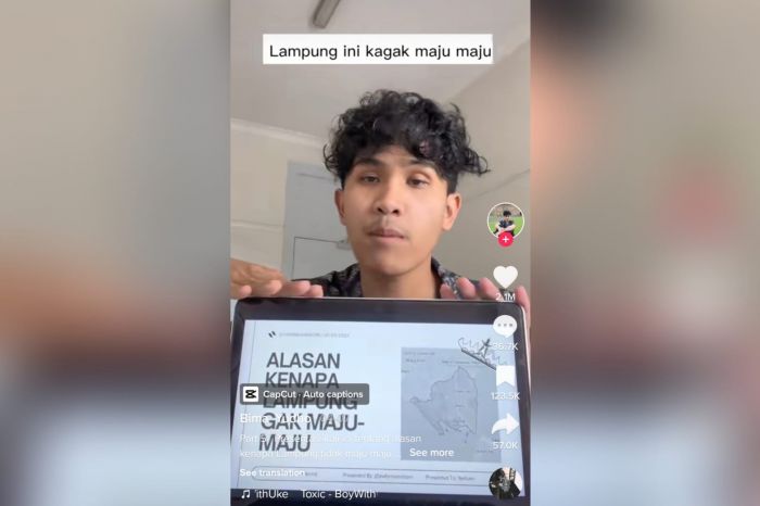 Tangkapan layar salah satu unggahan di akun Tiktok @awbimaxreborn.