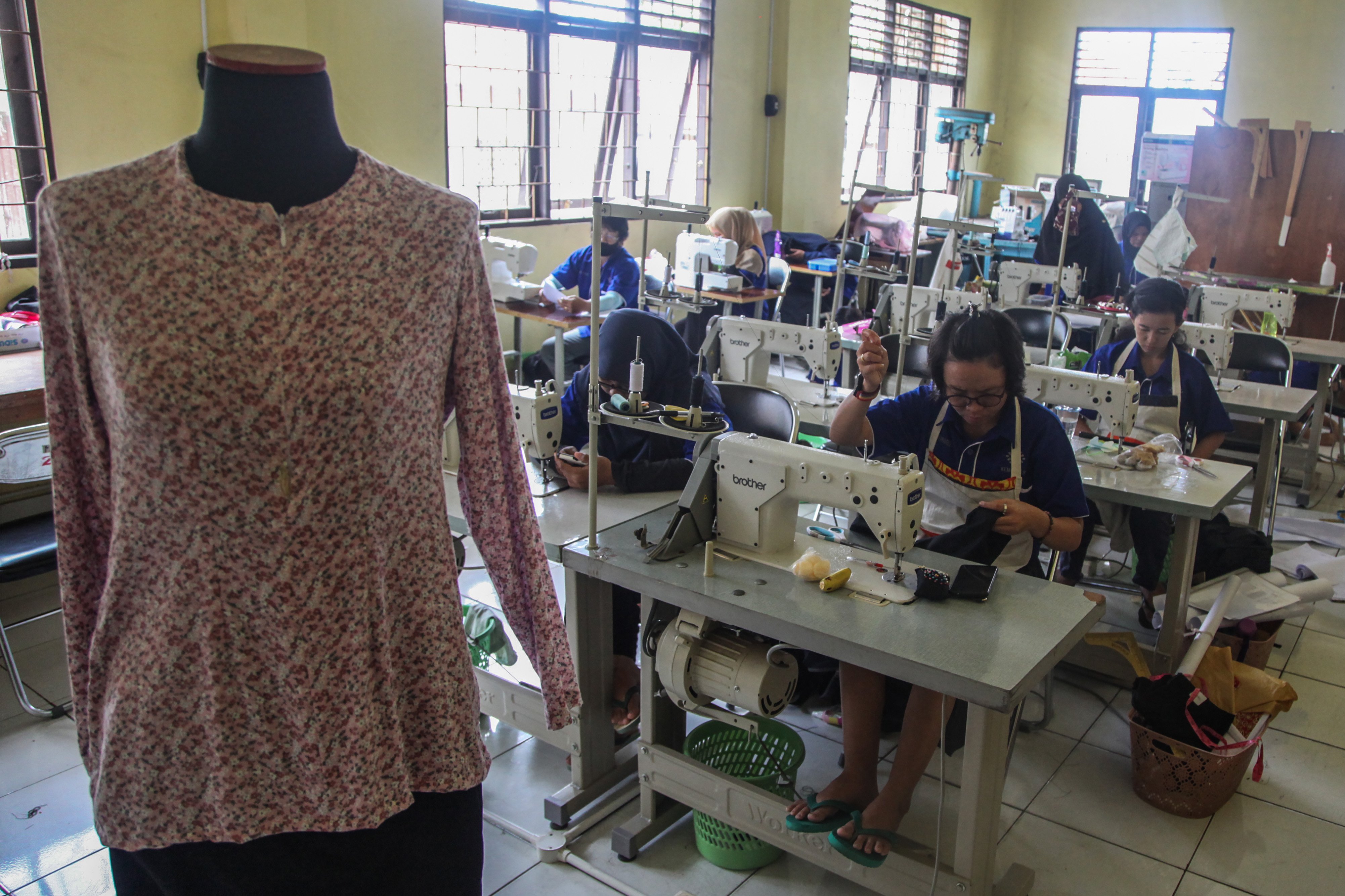 Ilustrasi peserta program pendidikan vokasi.