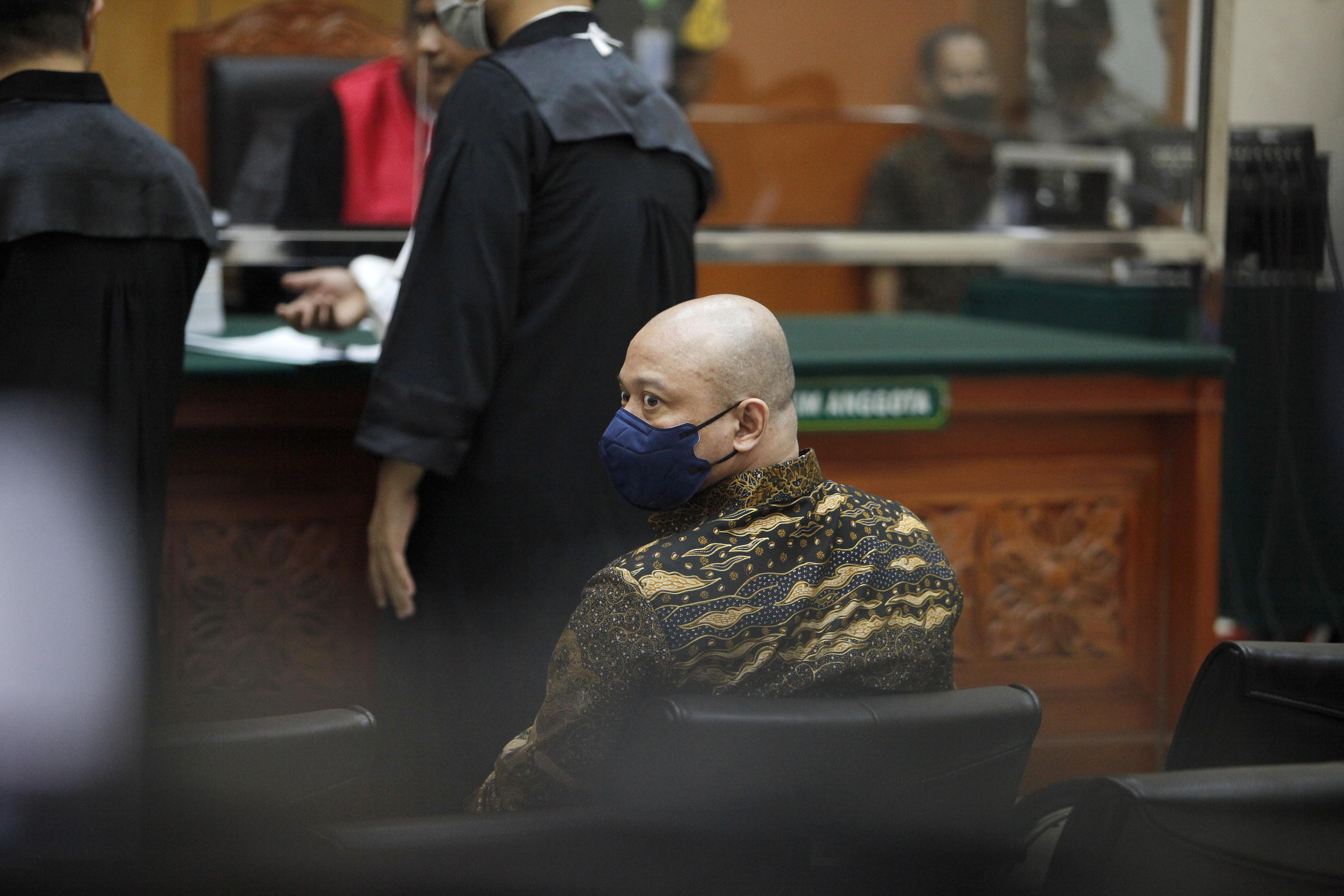 Terdakwa kasus narkoba Irjen Teddy Minahasa Putra.