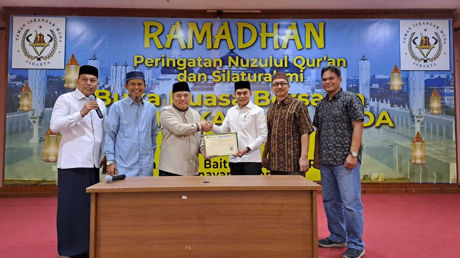 Pendatanganan perjanjian kerja sama (PKS) Keagenan Kantor Perisai antara dengan Taman Iskandar Muda.