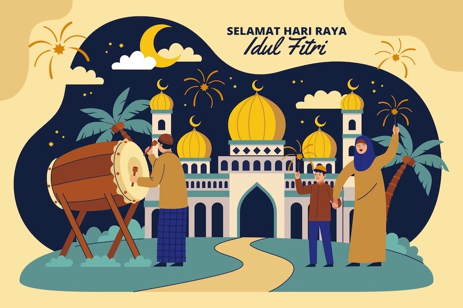 Ilustrasi Lebaran