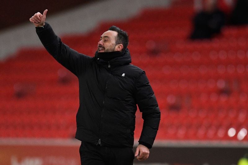 Pelatih Brighton & Hove Albion Roberto De Zerbi