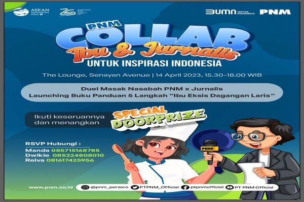 Perilisan buku dari PT Permodalan Nasional Madani (PNM).