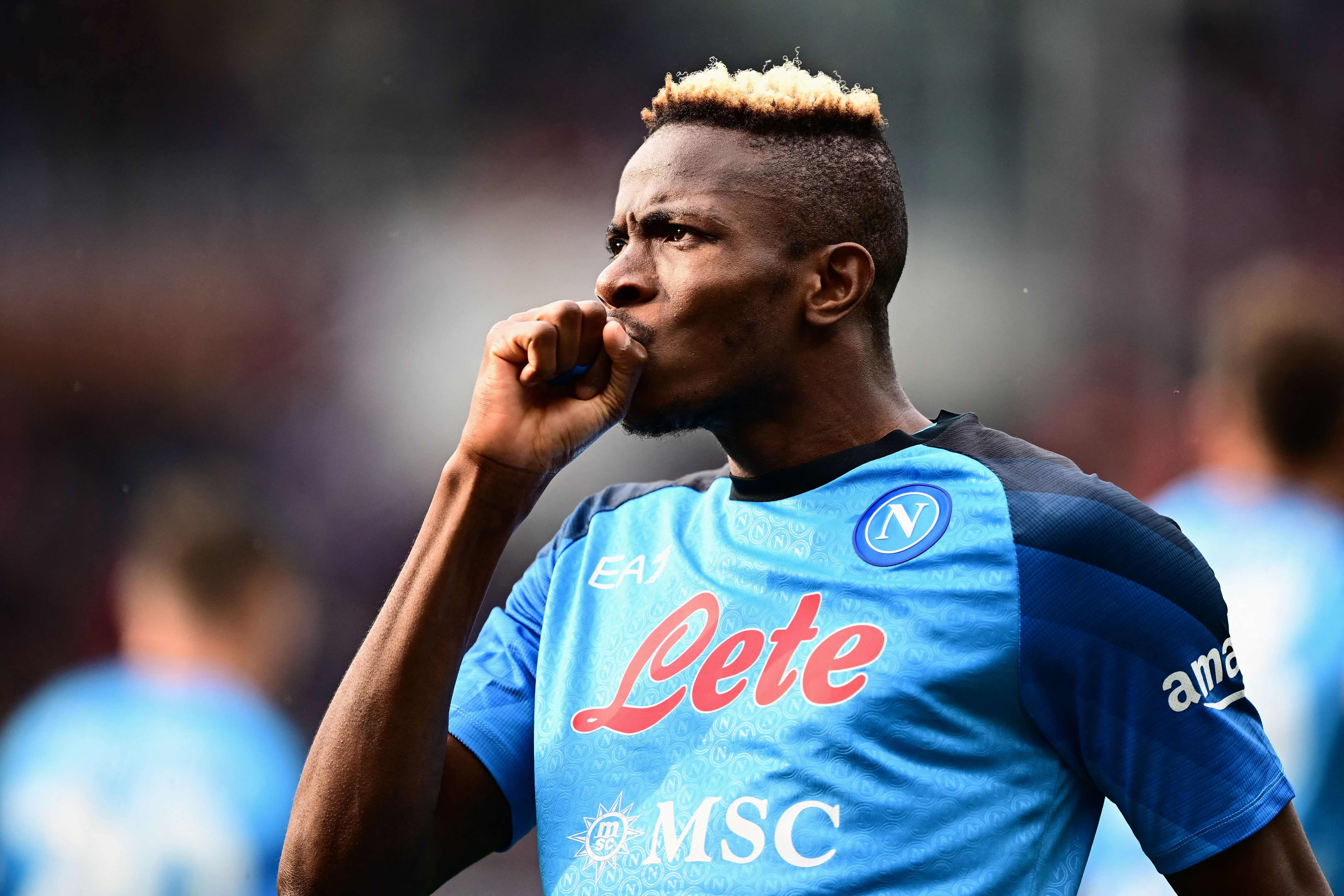 Penyerang Napoli Victor Osimhen