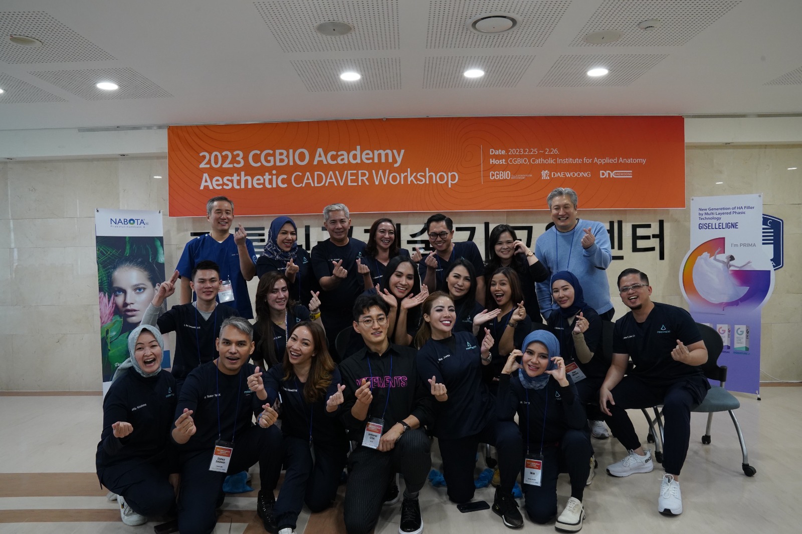 Sebanyak 15 dokter mengikuti cadaver training “Pyfaesthetic goes to Korea”. 