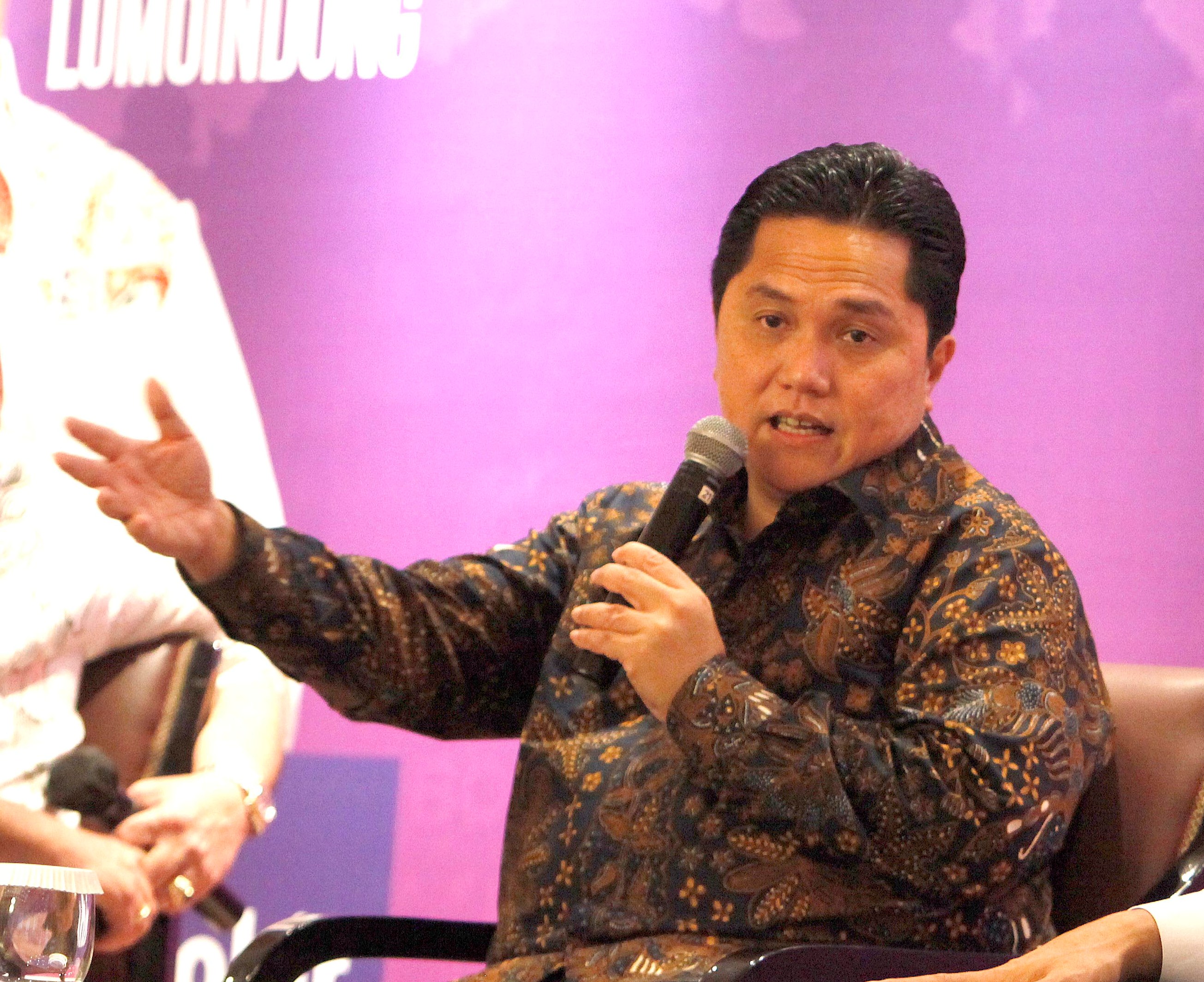 Menteri BUMN yang juga Ketua Umum (Ketum) PSSI, Erick Thohir 