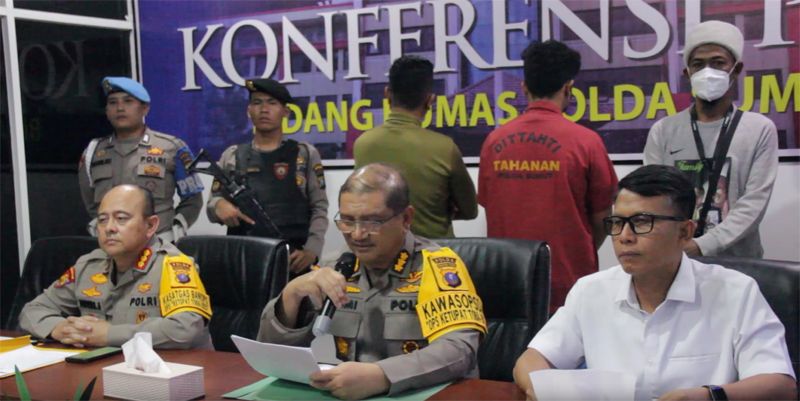 AKBP AH dan anaknya, tersangka penganiayaan di Sumatera Utara