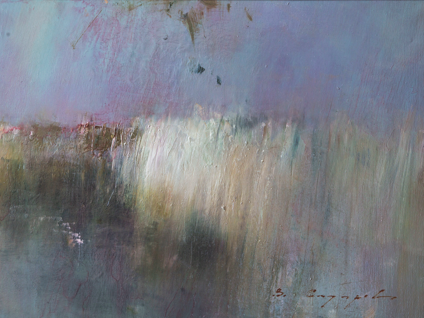 Rainbow, 55 х 85 cm, cat minyak pada kanvas. 