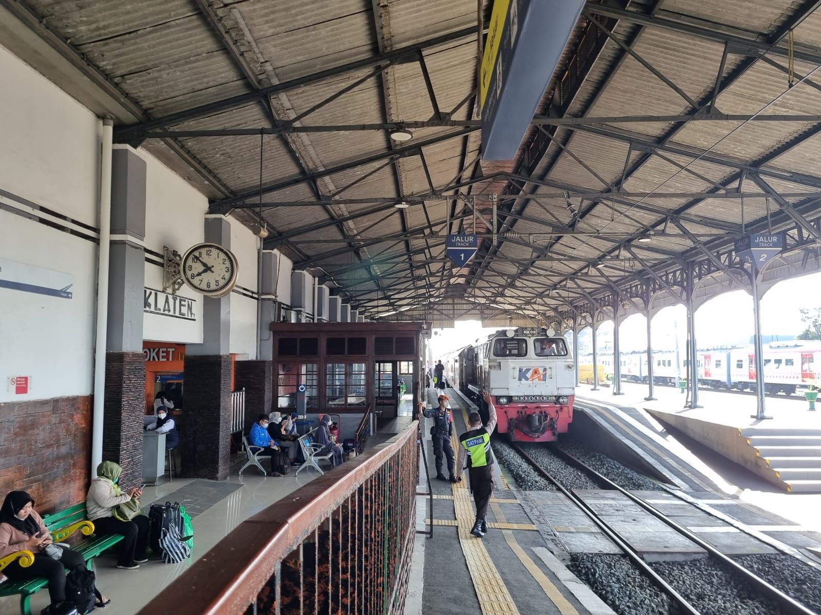 Stasiun Kereta Api Klaten, Jawa Tengah, bersiap menghadapi arus mudik Lebaran