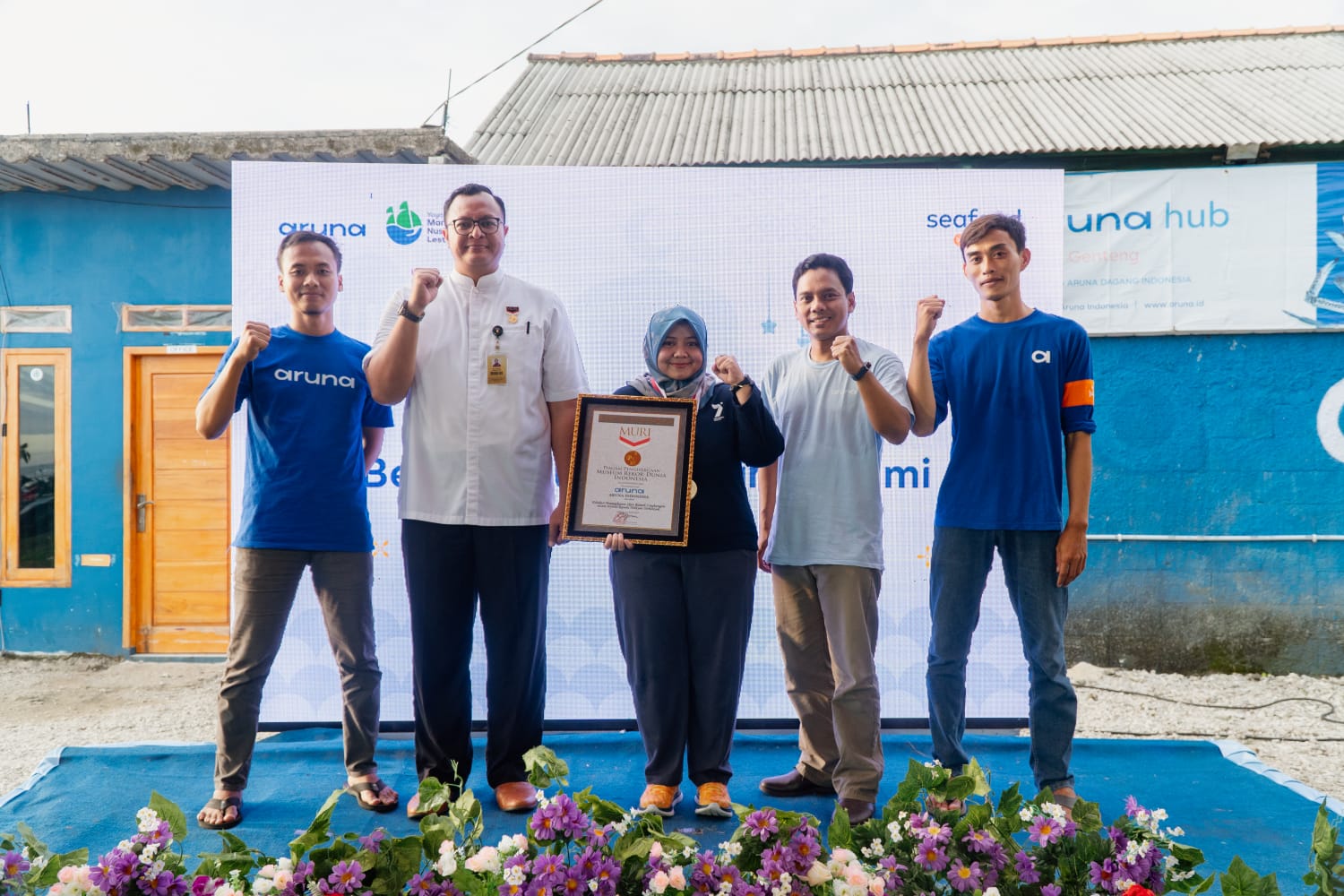 Edukasi Perikanan Berkelanjutan Aruna Pecahkan Rekor MURI