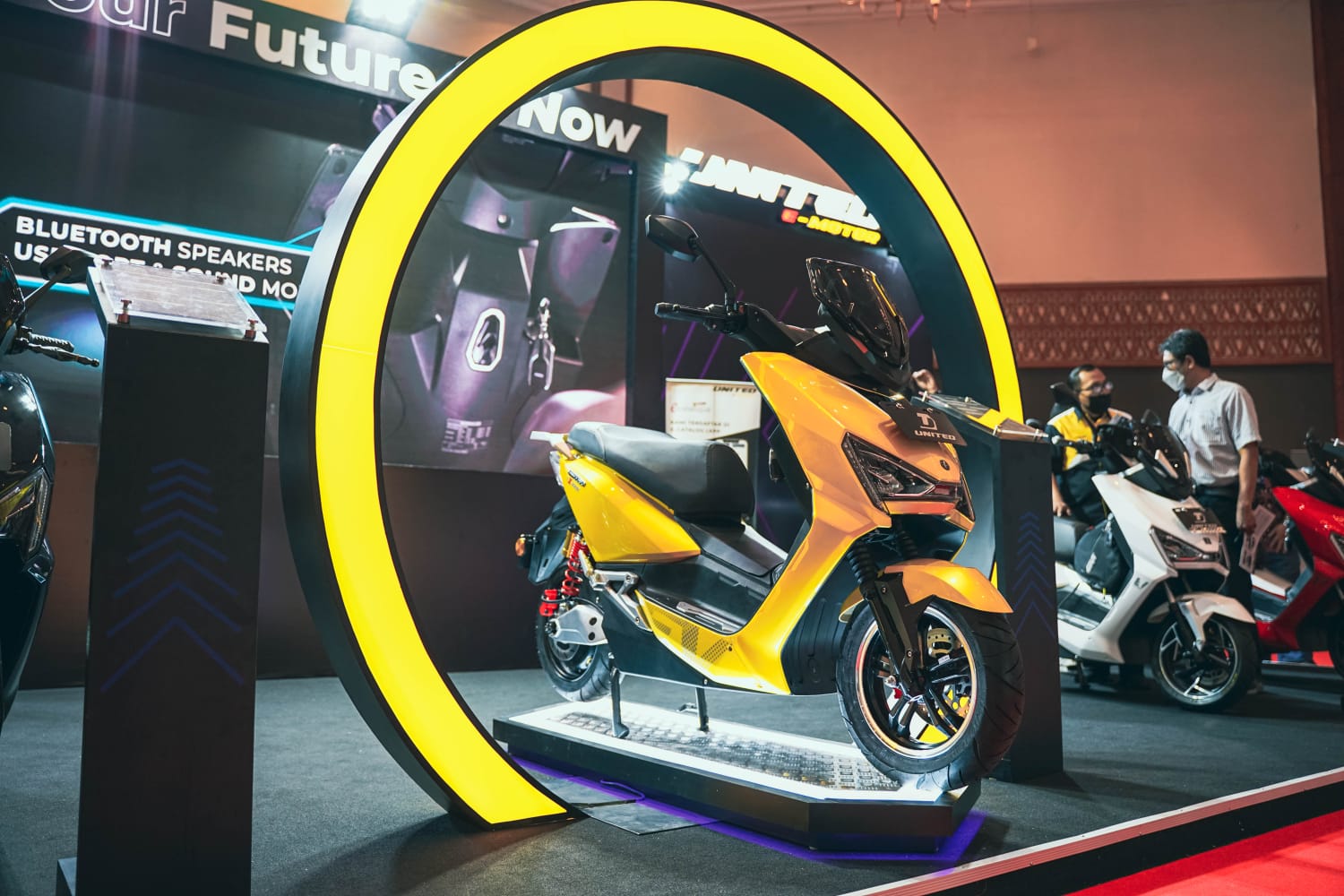 Sepeda motor listrik United E-Motor.