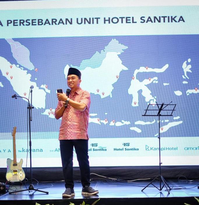 Santika Indonesia Hotels & Resorts Gebyar Meriah Ramadhan – Buka Puasa Bersama Media, di Hotel Santika Premiere Bintaro, Senin (10/4).
