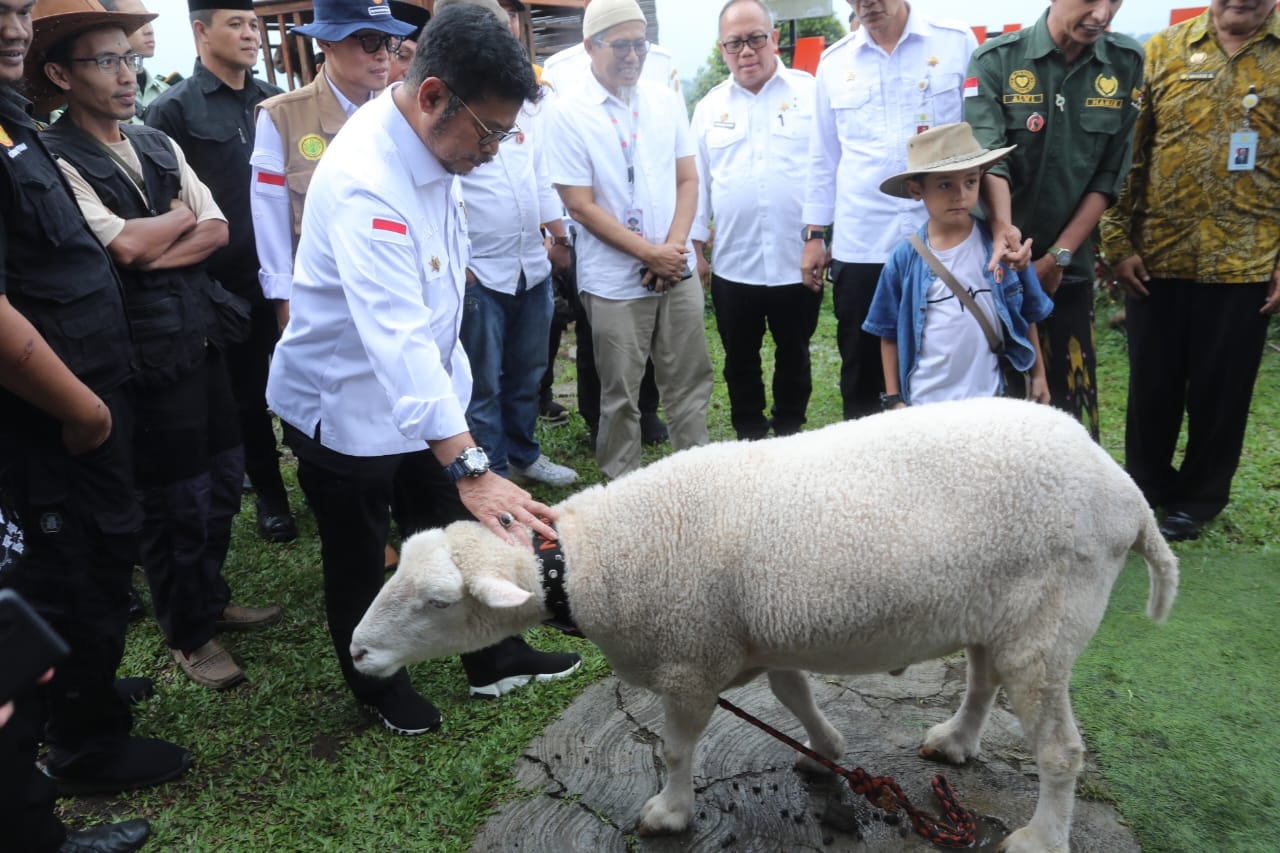 Mentan SYL Ajak Peternakan di Kabupaten Bogor Penuhi Kebutuhan Daging Lokal