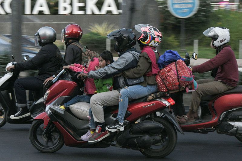 Sepeda Motor tidak Aman Digunakan untuk Mudik