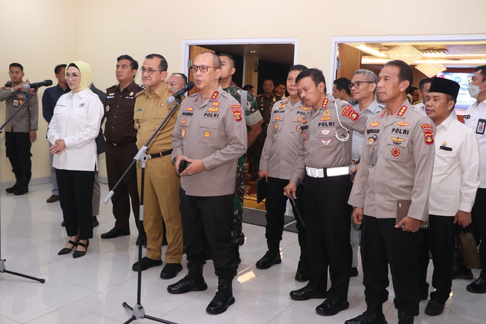 Kapolda Sumatra Selatan Irjen A Rachmad Wibowo menyampaikan kesiapannya mengamankan arus mudik dan Idul Fitri