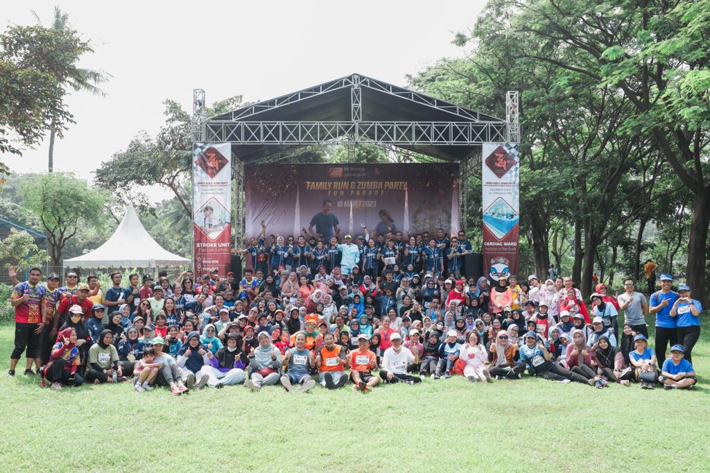 Dalam rangka road to 34th anniversary, RSPJ  “Family Run dan Zumba Party” di Eco Park, Ancol, Jakarta.