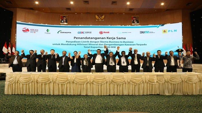 Kerja sama PLN dengan lima mitra strategis dukung hilirisasi industri