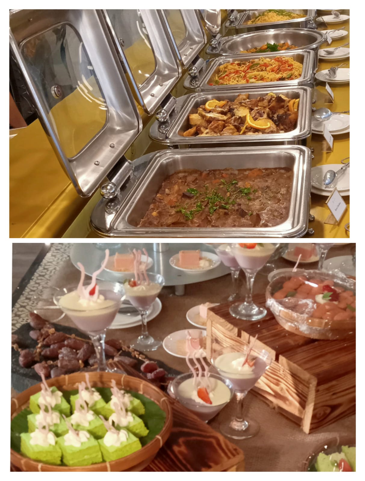 Sajian buka puasa di Vasaka Maison Bandung