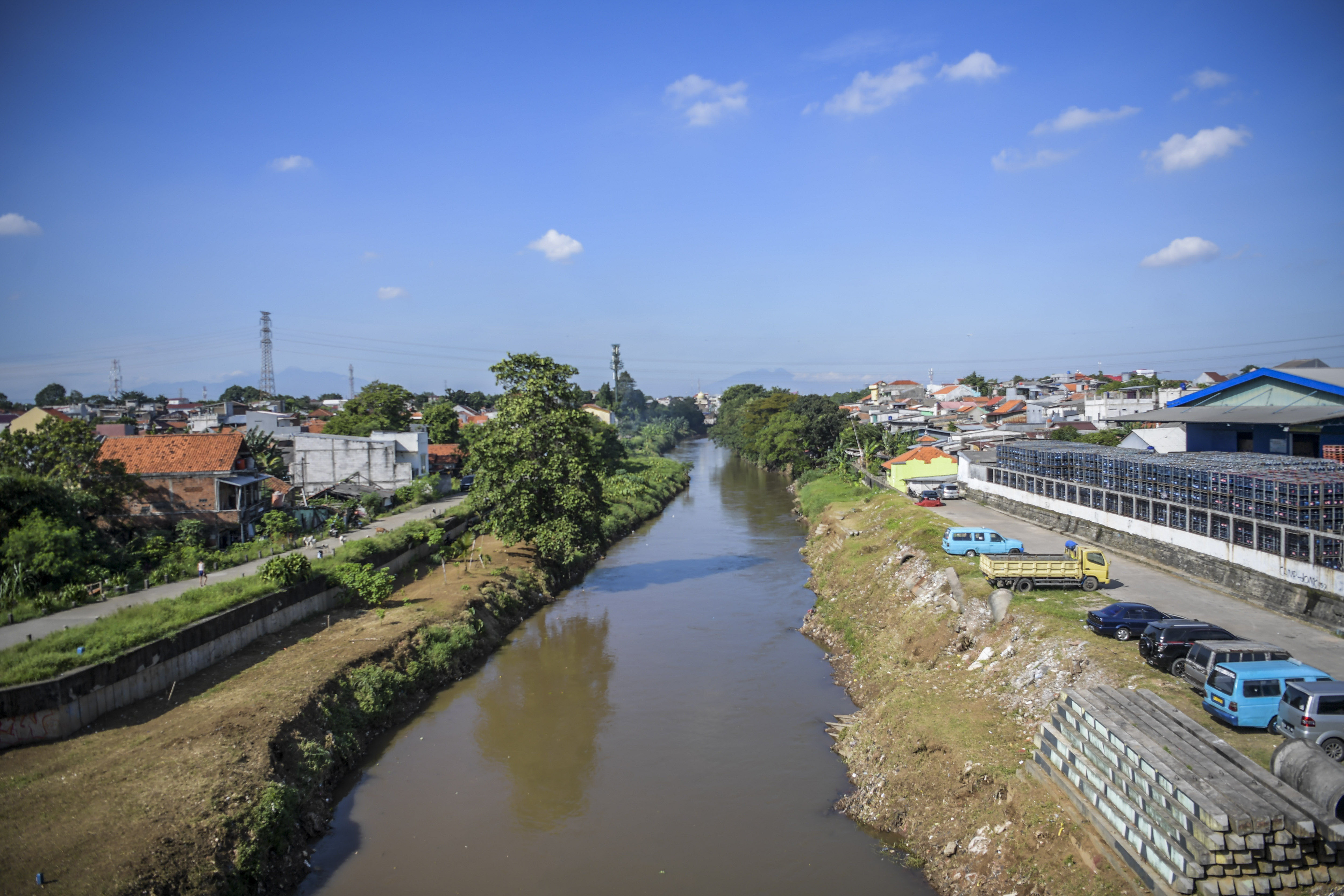 Kali Ciliwung, Jakarta.