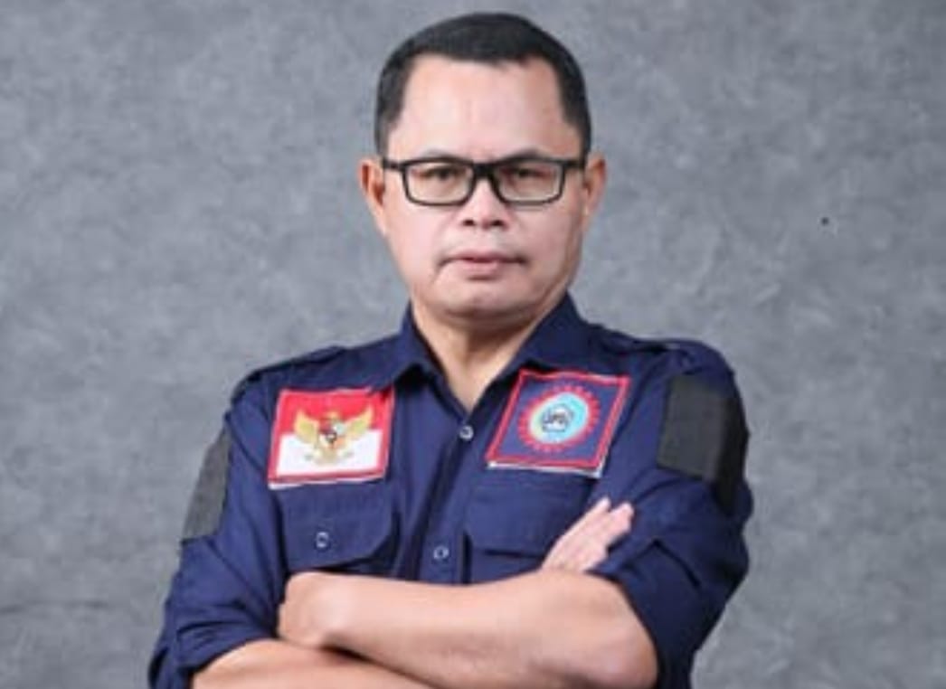 Ketua Umum Dewan Pimpinan Nasional Badan Serikat Pekerja Persatuan Indonesia (DPN Basperindo) Arnop Sihite.