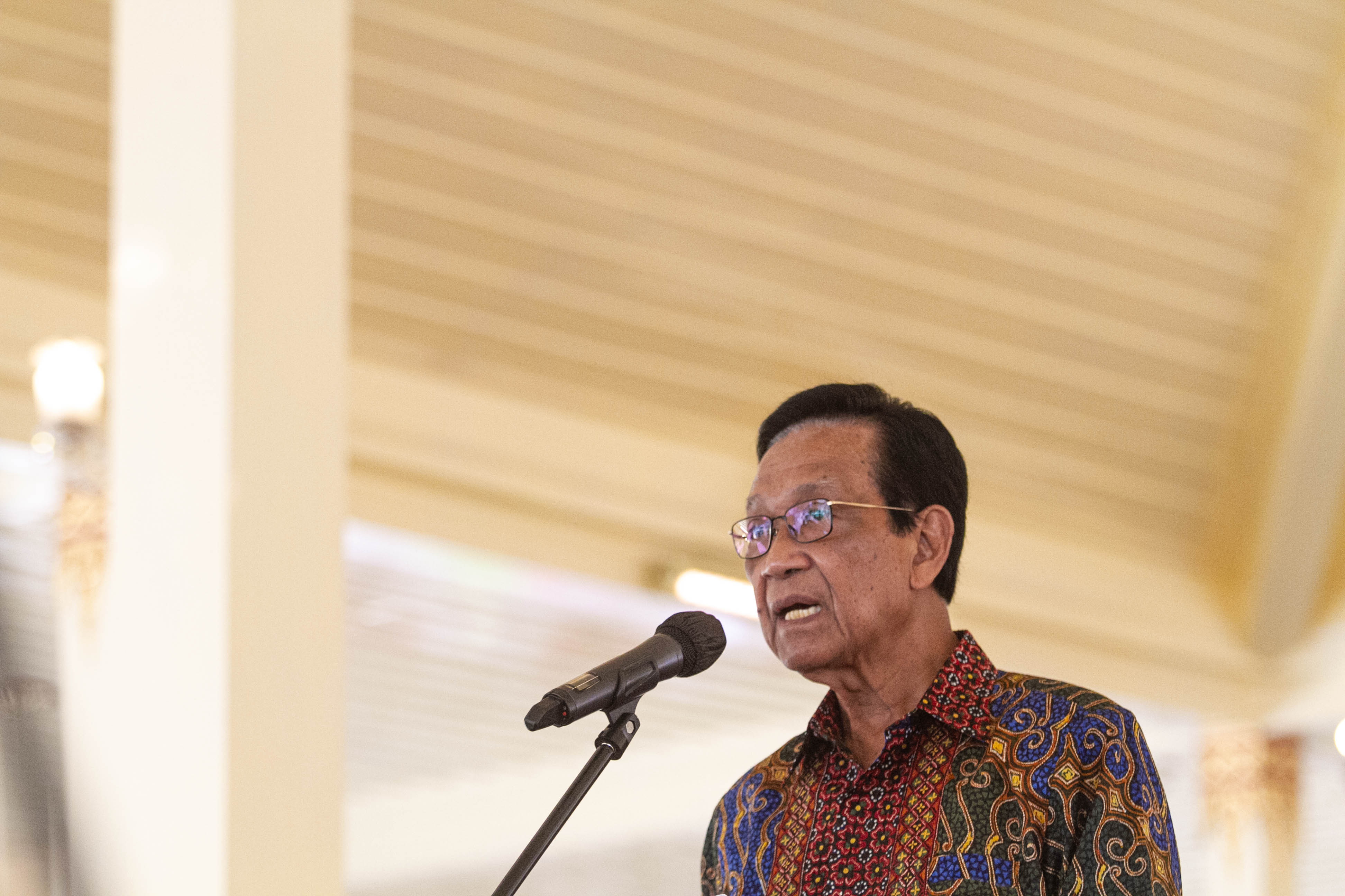 Gubernur DI Yogyakarta Sri Sultan Hamengkubuwono X.