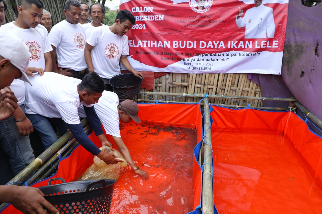 Pelatihan budi daya ikan lele yang digelar PMN Kabupaten Bandung