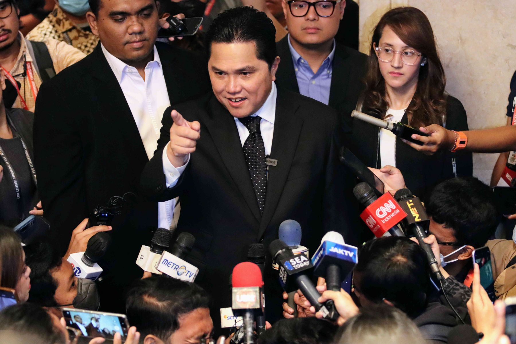 Ketua Umum PSSI Erick Thohir.