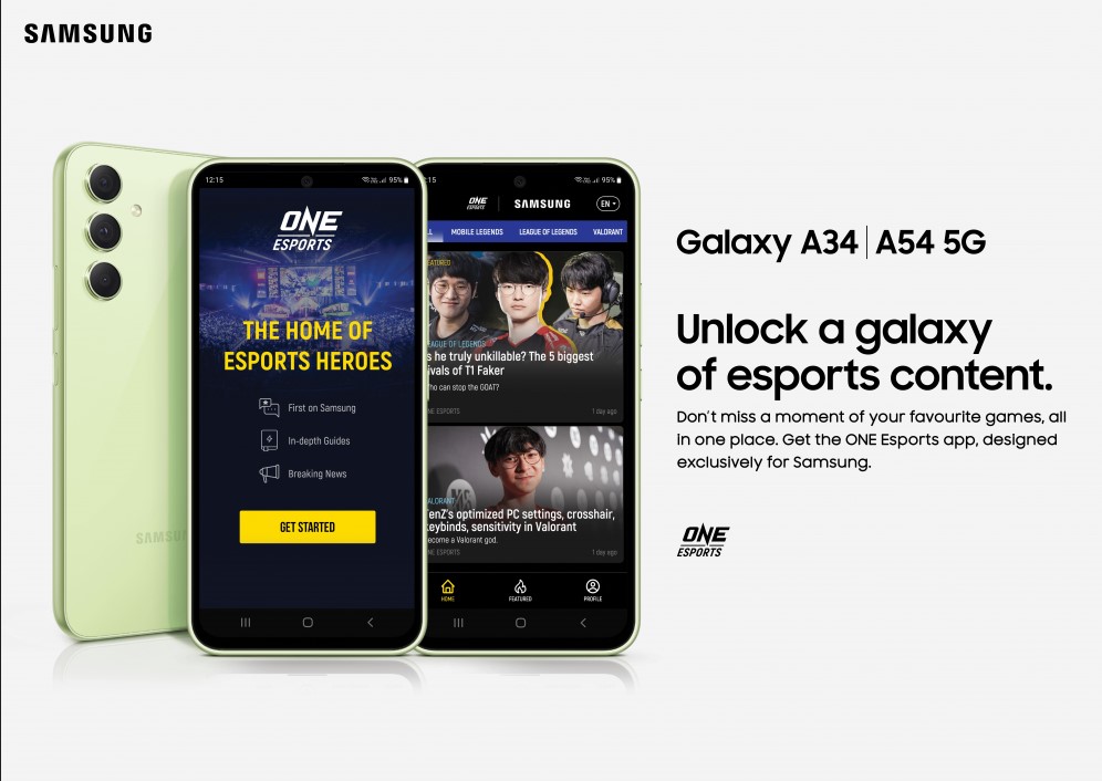 Aplikasi One Esports di ponsel Samsung Galaxy
