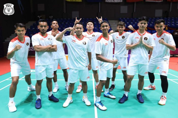 Tim bulu tangkis beregu putra Indonesia di SEA Games 2023