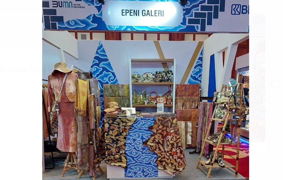 Booth Epeni Galeri dalam sebuah pameran.