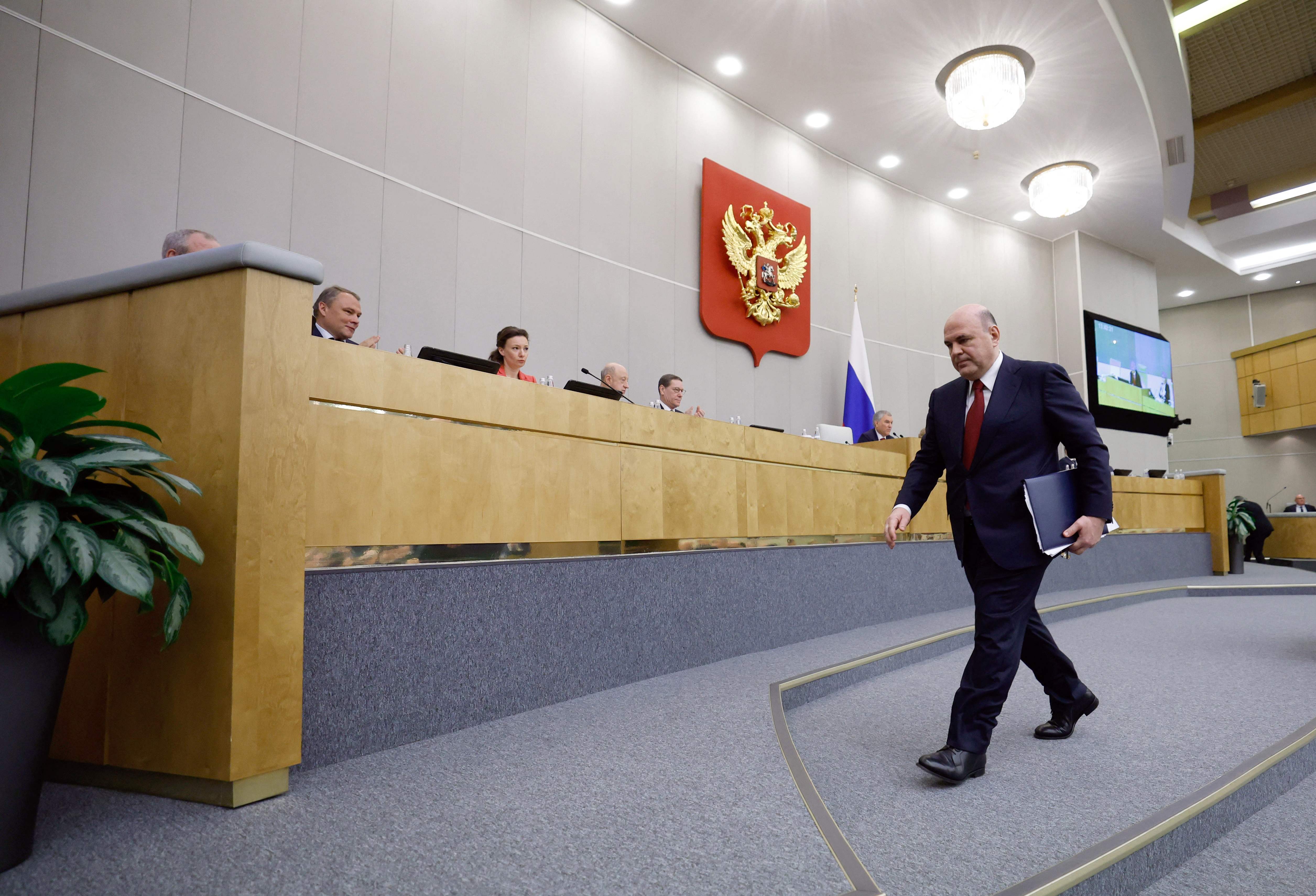 Perdana Menteri Rusia Mikhail Mishustin.