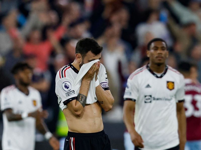 Dipermalukan West Ham, Manchester United Gagal Naik ke Tiga Besar