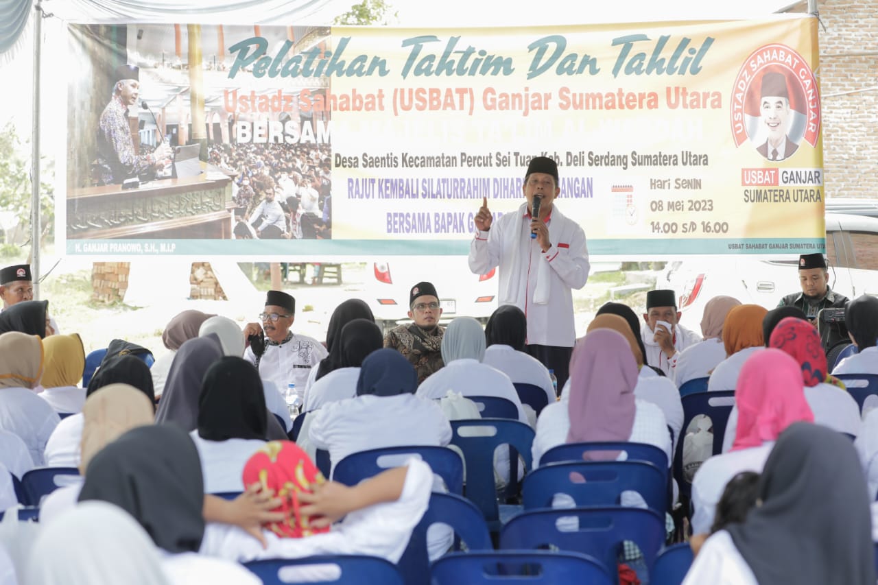 Kegiatan Usbat Ganjar di Deli Sedang, Sumut
